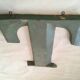 Letter sign early 20th in zinc T