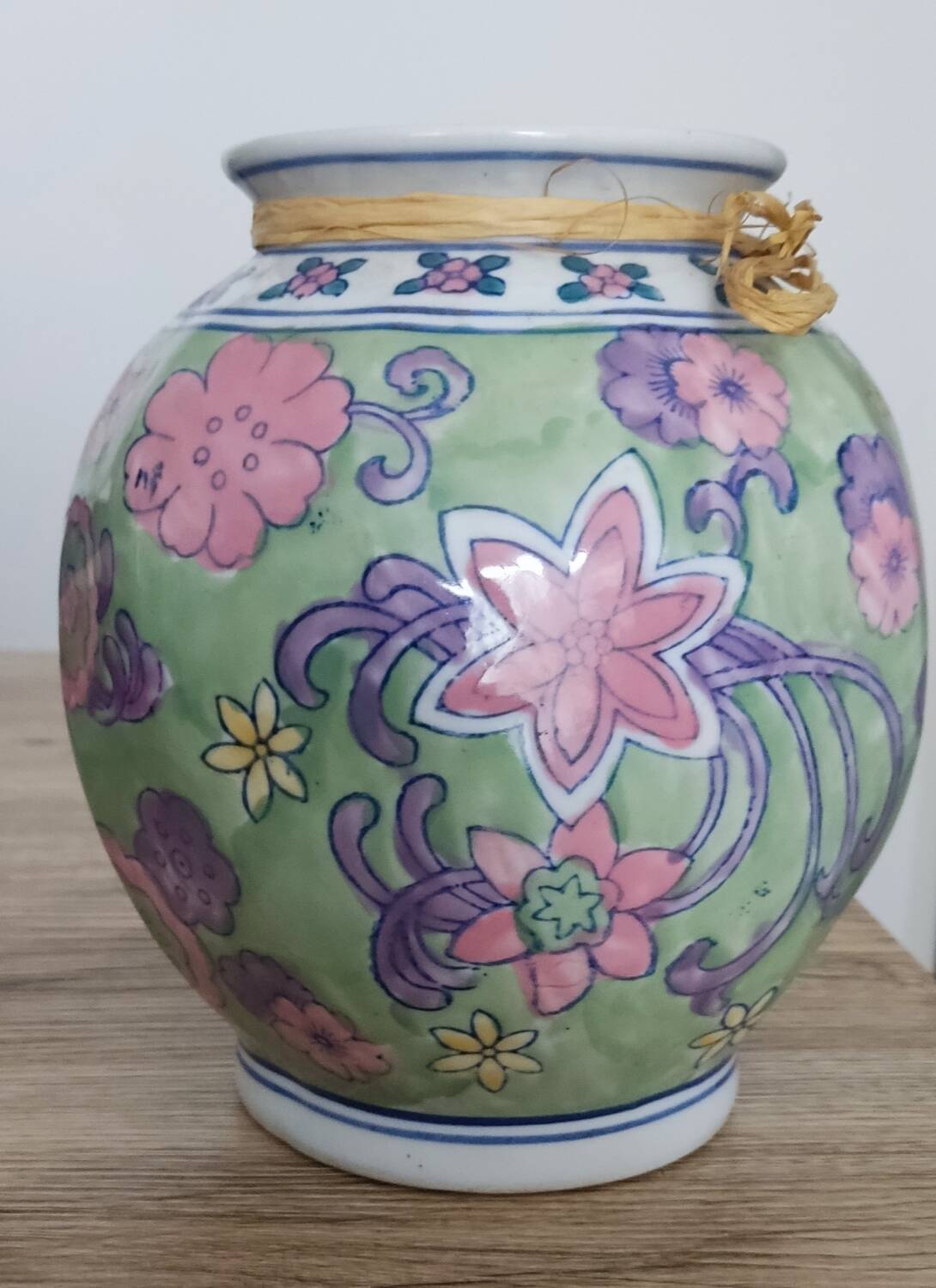 Floral ball vase