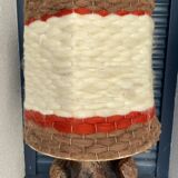 Vintage 70's wool lampshade