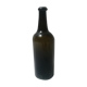 Old bottle made of blown glass