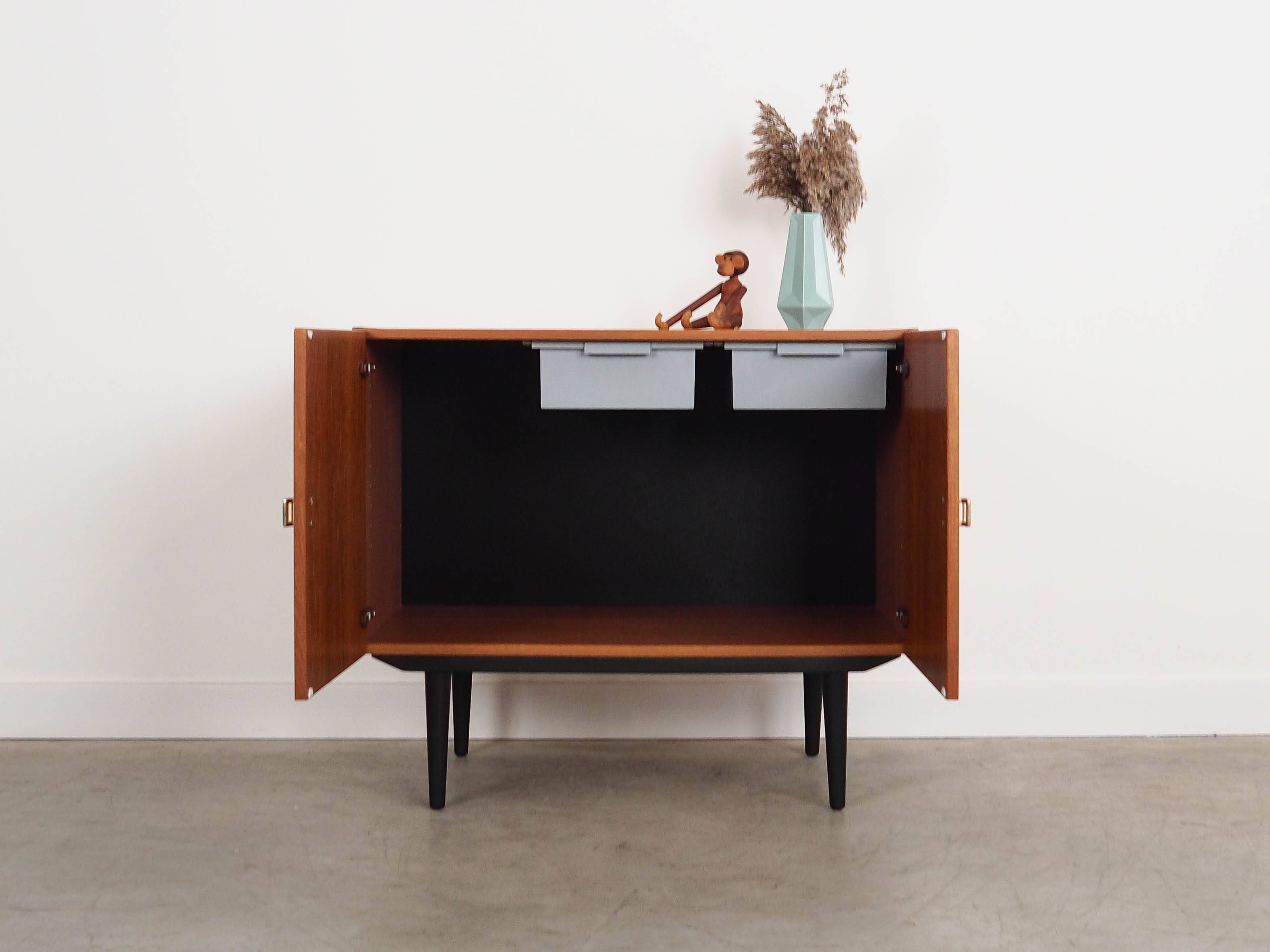 Teak cabinet, Danish design, 1970s, production: Denmark