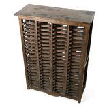 Solid wood filing cabinet