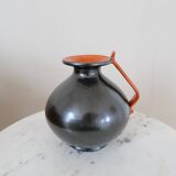 Art Deco ceramic globe vase by Upsala Ekeby, Sweden, 1930s