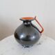 Art Deco ceramic globe vase by Upsala Ekeby, Sweden, 1930s