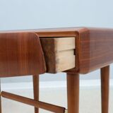Tables de lit/tables de nuit en teck de design italien du milieu du siècle, ensemble de 2