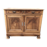 Old low sideboard in solid cherry wood from the 1900s.
