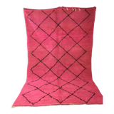 Tapis marocain rose 295x182cm