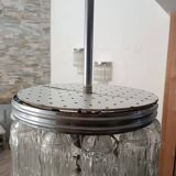 Set of Murano glass light fixtures by Venini 1970s