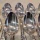 12 silver-plated dessert spoons, Ercuis silversmith, Louis XV 29