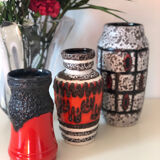 West Germany vintage vase set