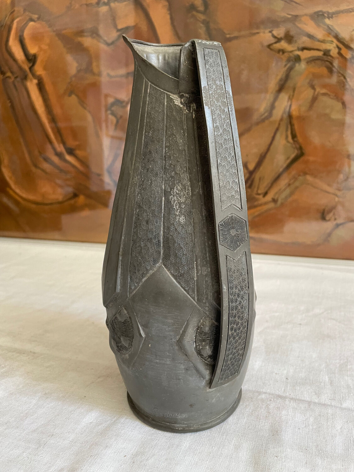 Tin vase