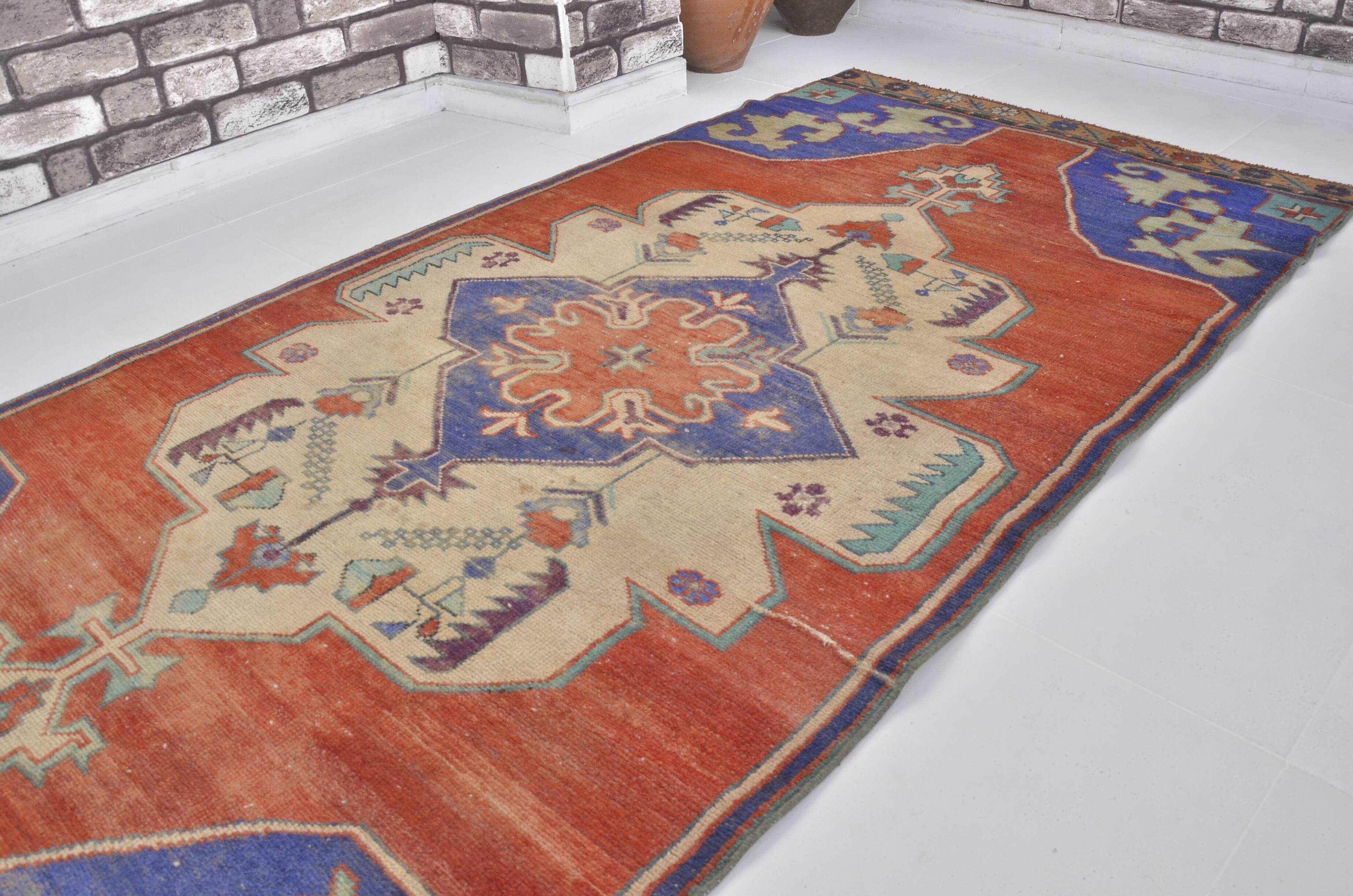 Turkish Vintage Living Room Rug sku 2609