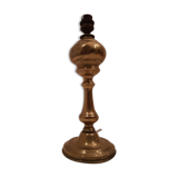 Old lamp foot in electrified brass