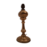 Old lamp foot in electrified brass