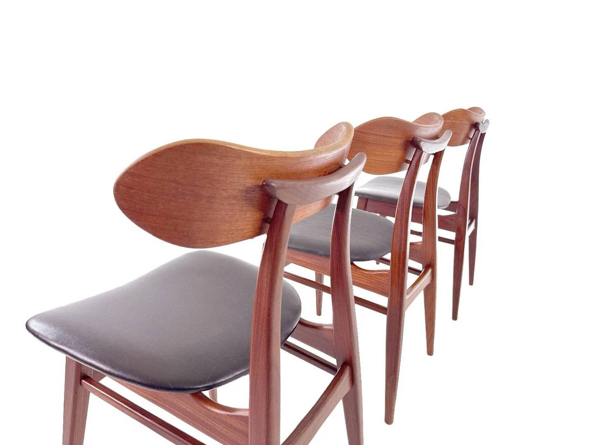 Louis van Teeffelen “Kastrup” dining chairs for Wébé – set of 4