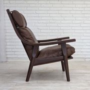1970s, Danish design by H.J.Wegner, highback armchair, model GE530.