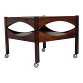 1970s, Danish design by Kristian Vedel. Side table model "Modus", teak wood