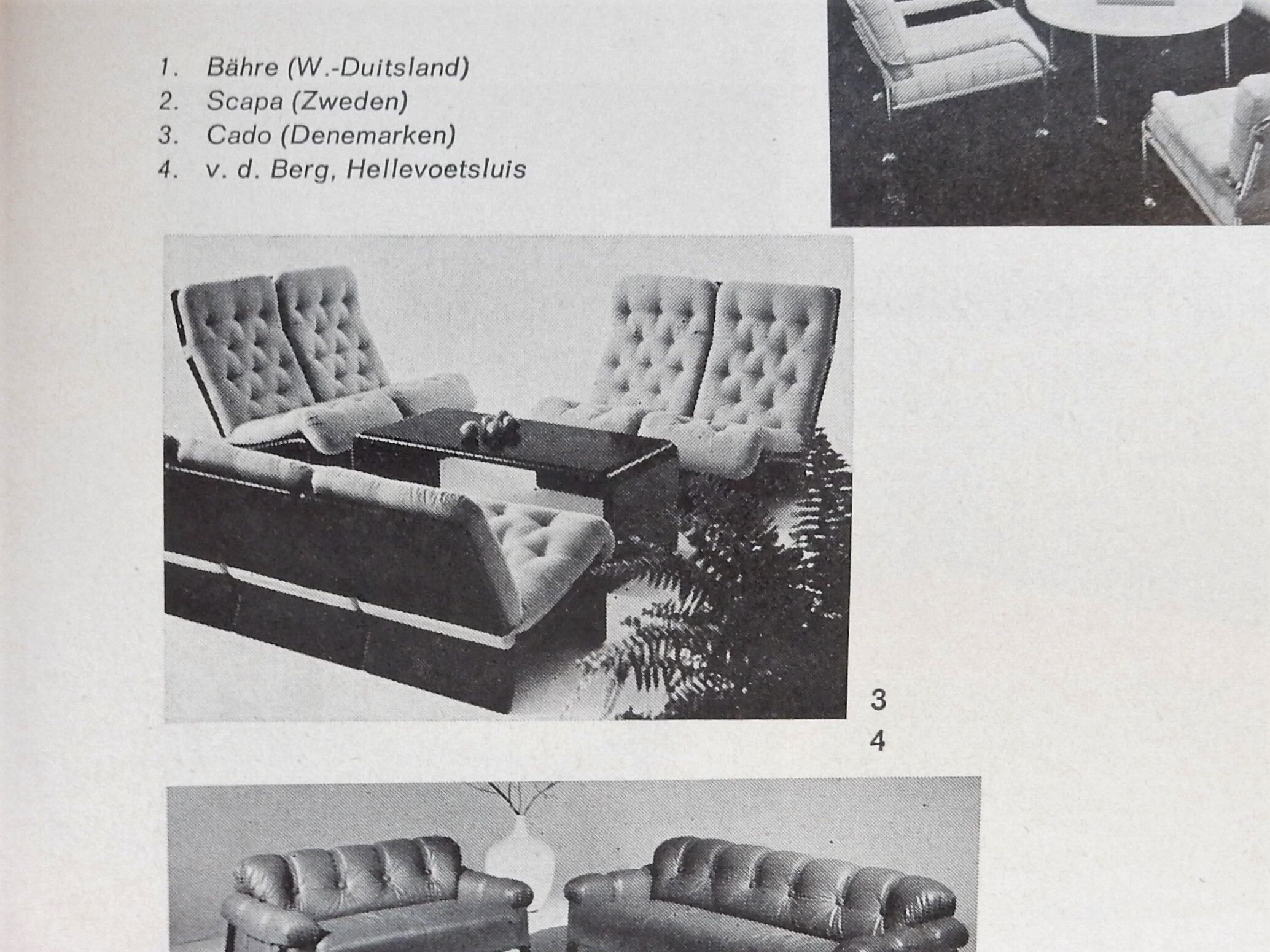 Set of 2 rare lounge chairs for Cado, Denmark 1960