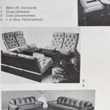 Set of 2 rare lounge chairs for Cado, Denmark 1960