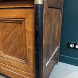 2-part sideboard with ringed half columns, Empire style