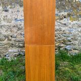 Vintage bookcase in blond oak circa 1970