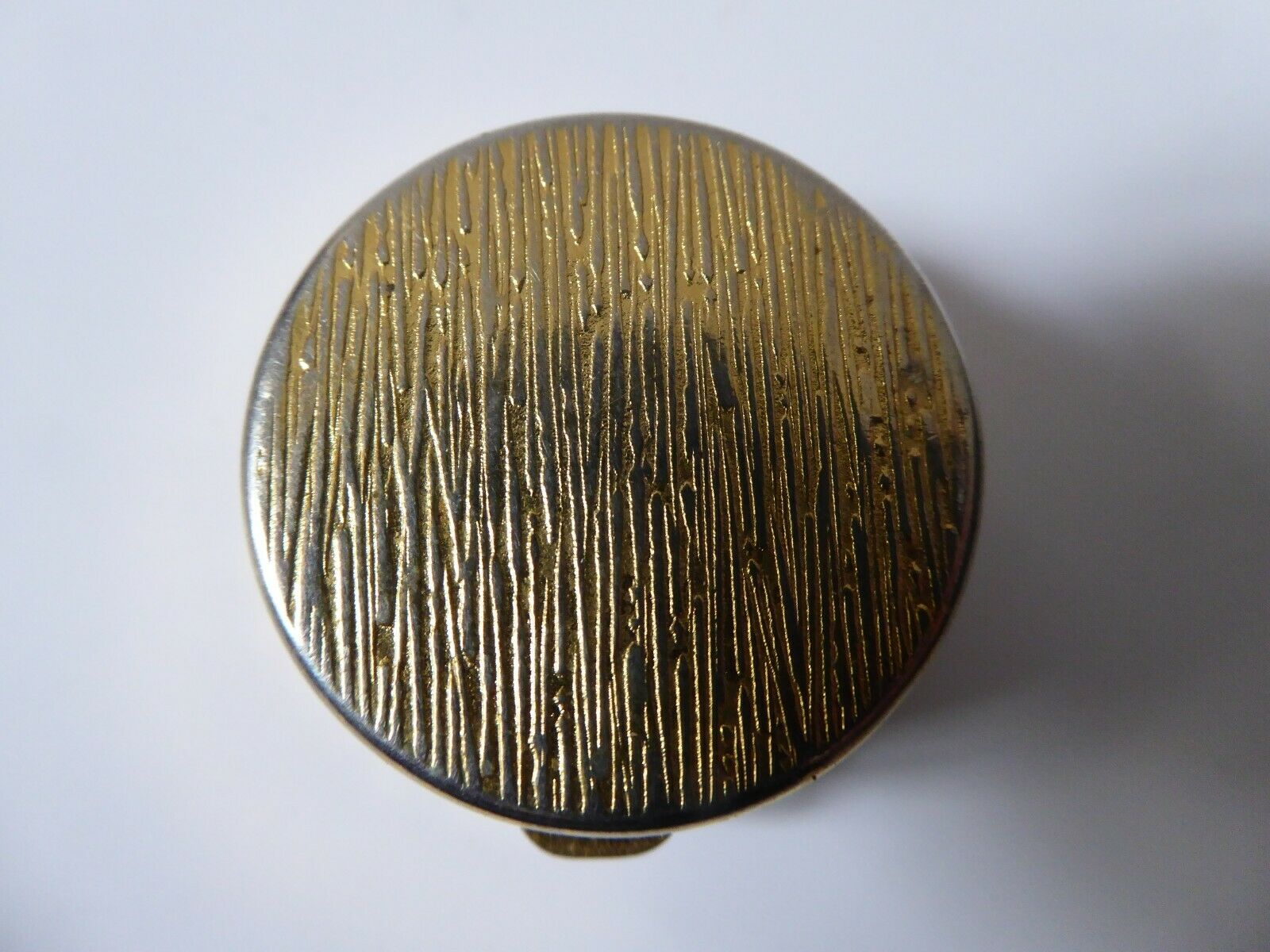 Gold metal pill box
