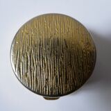 Gold metal pill box