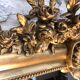 Louis-Philippe mirror with pediment late 19th century, 150x82.5cm