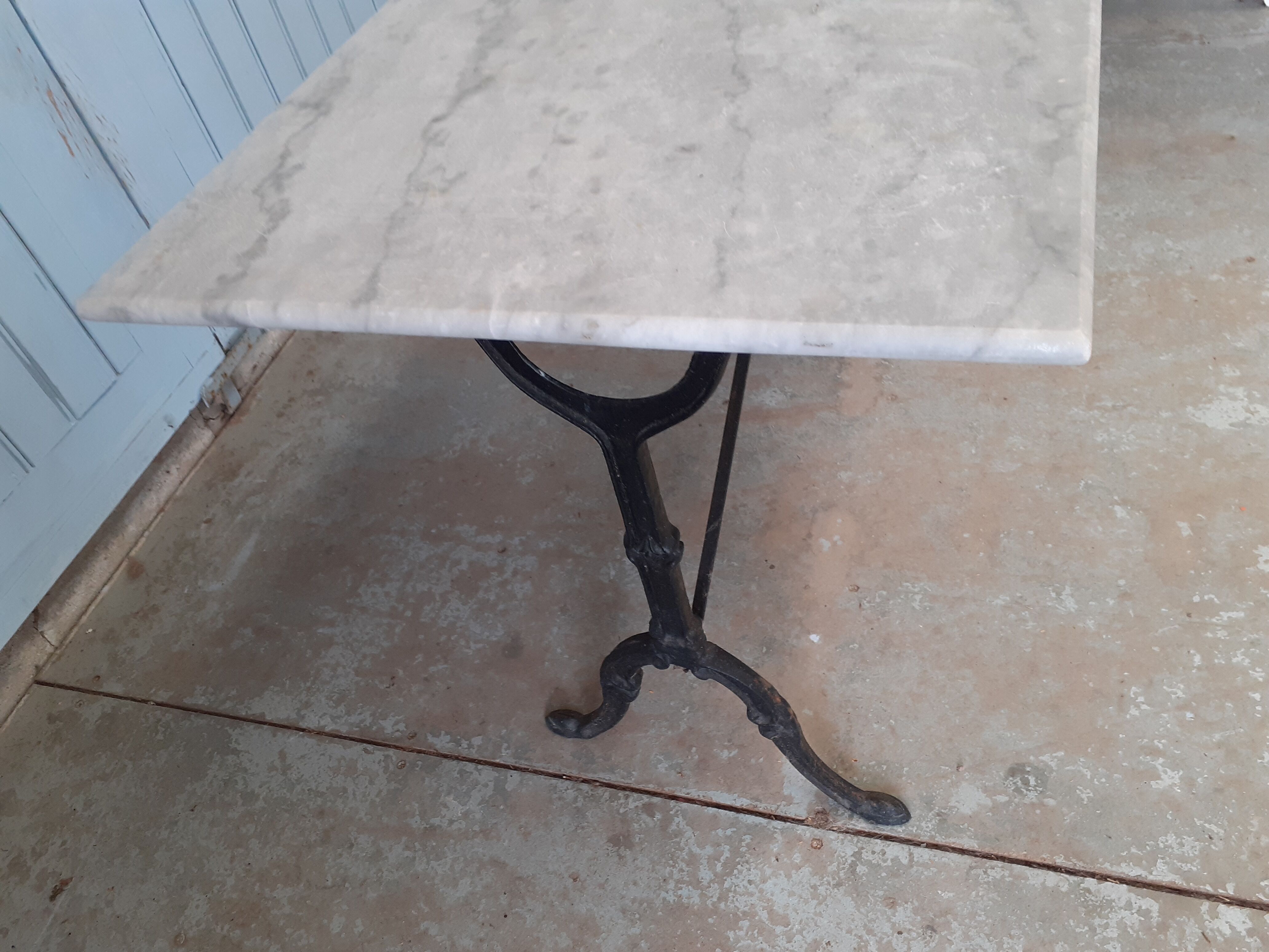 Marble bistro table