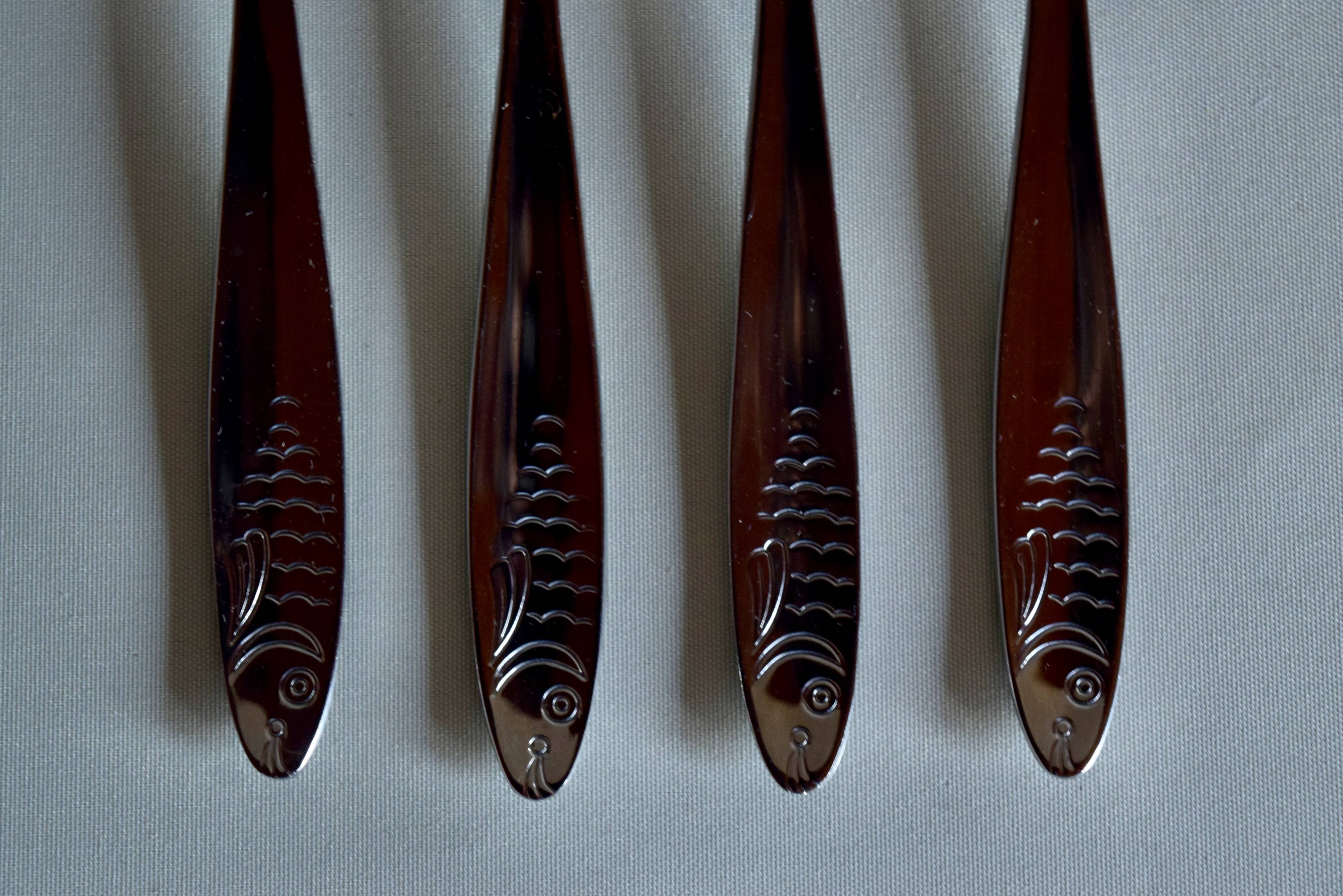 Vintage Fish Cutlery Set for 6 People - WMF - Stainless Steel - Made in Germany