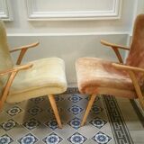 Lot of 2 Wing chairs chair Zig Zag