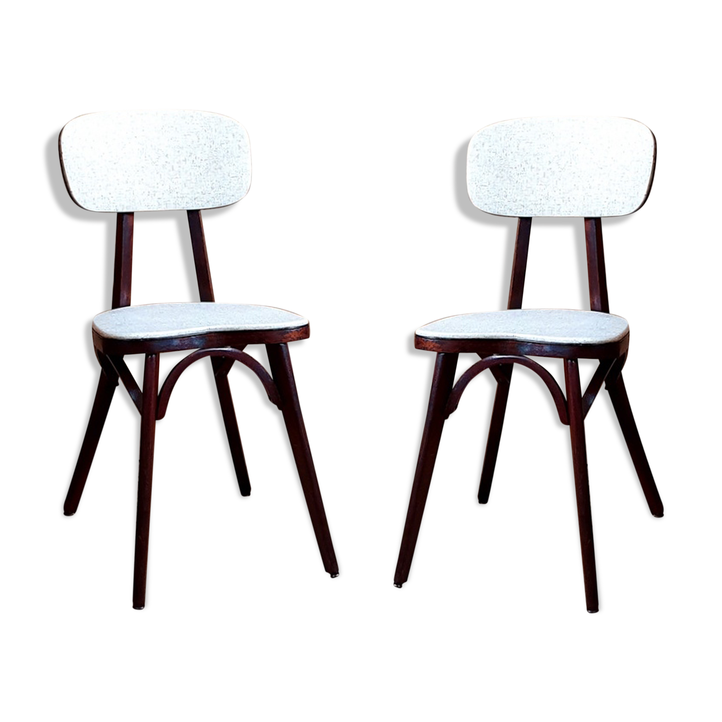 Pair of vintage bistro chairs CSM 60s