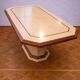 Large marble dining table – Central base