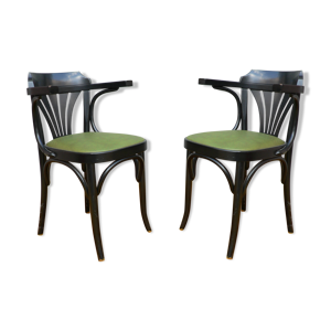 Paire de fauteuils type