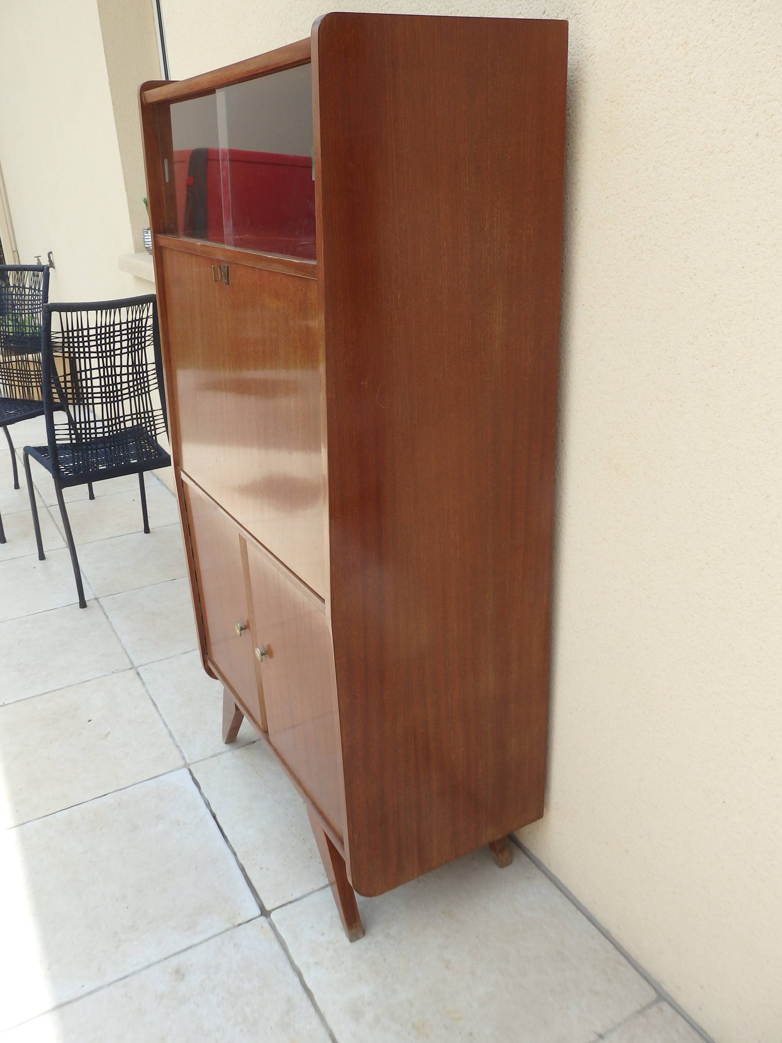 Vintage 60s desk display cabinet