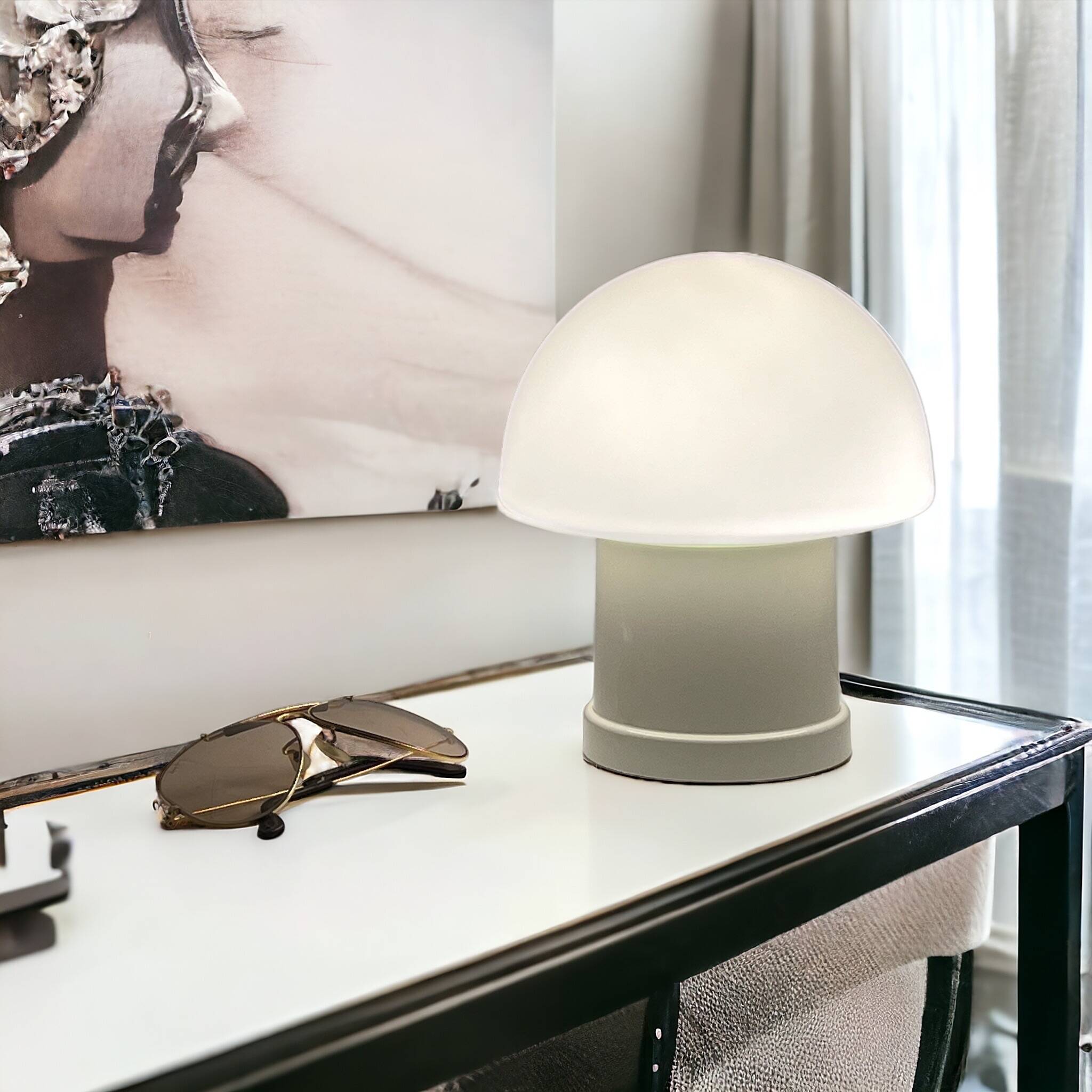 70s Space Age Mushroom Lamp - Iconic Design Charm by Massive Belgium