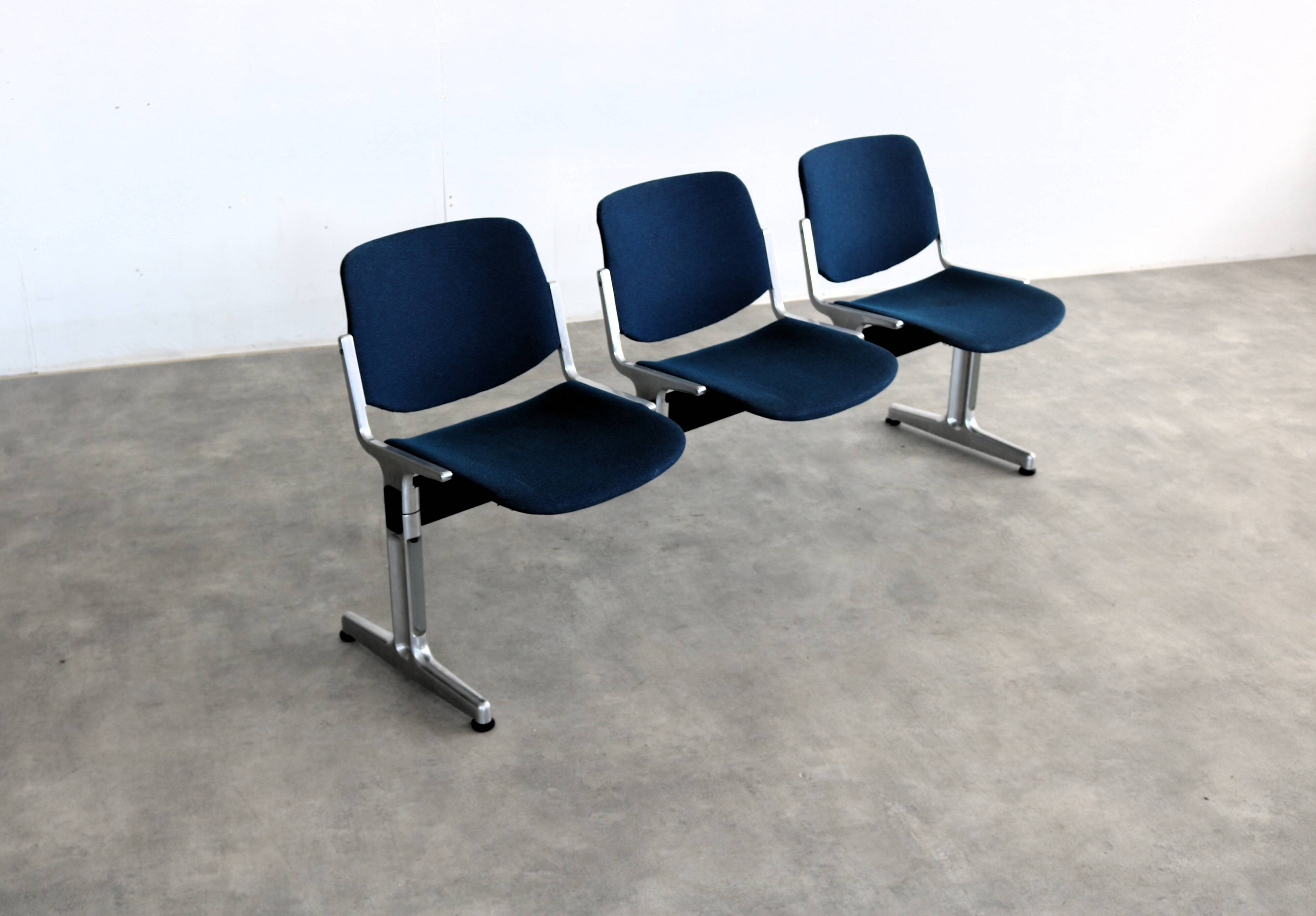 Vintage bench | waiting room bench | 1970s | Castelli