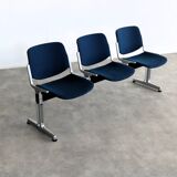 Vintage bench | waiting room bench | 1970s | Castelli