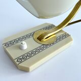 Lampe Art Deco Bakelite Verre Laiton