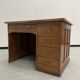 Oak and veneer counter or desk