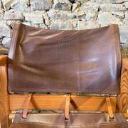 2 leather chairs Diana by Karin Mobring for IKEA, 1970