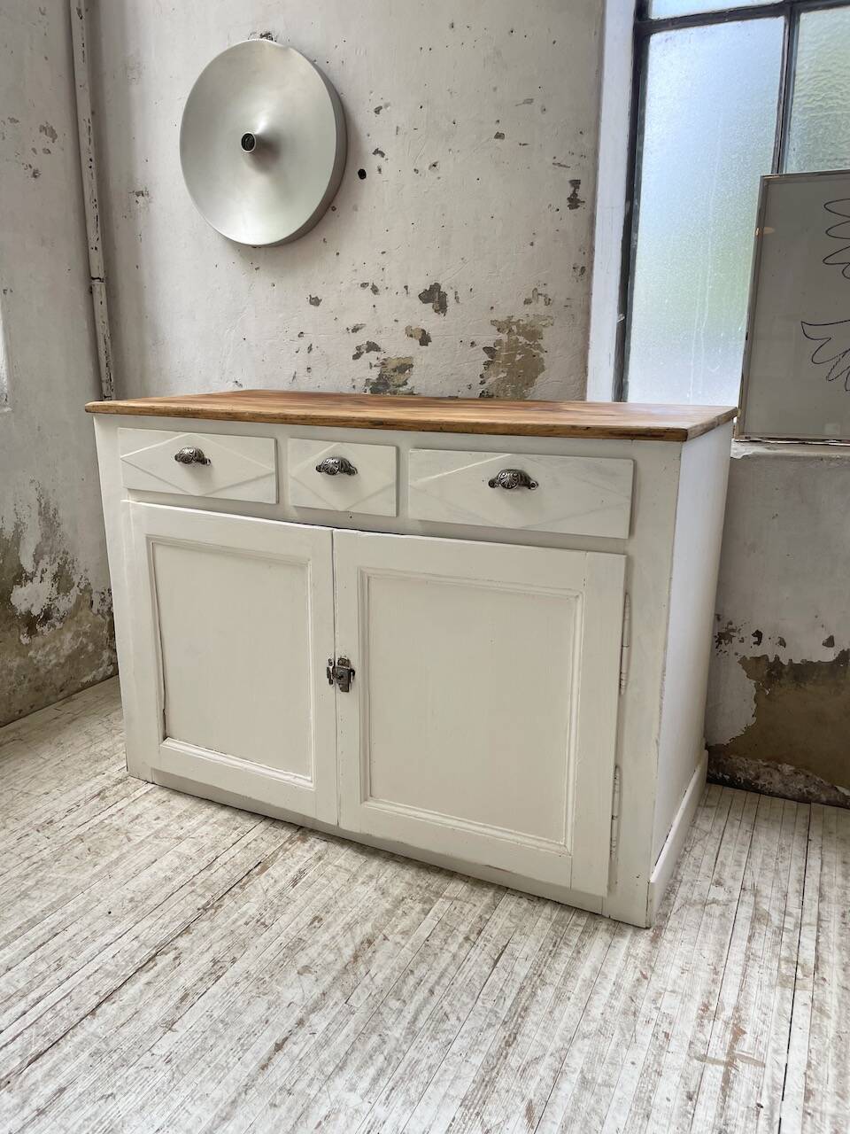 White patina sideboard craft furniture