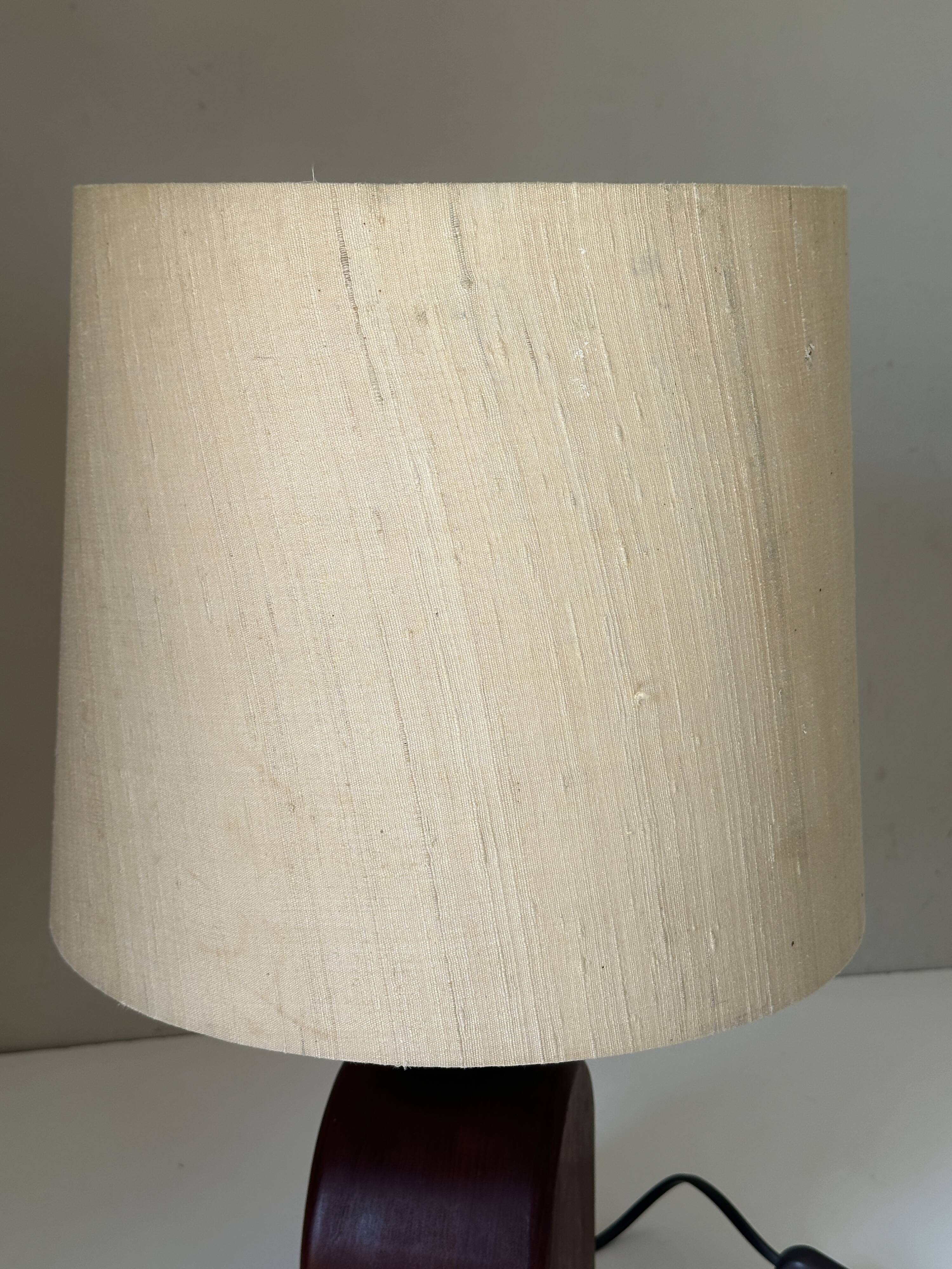 Vintage teak lamp, 60s design