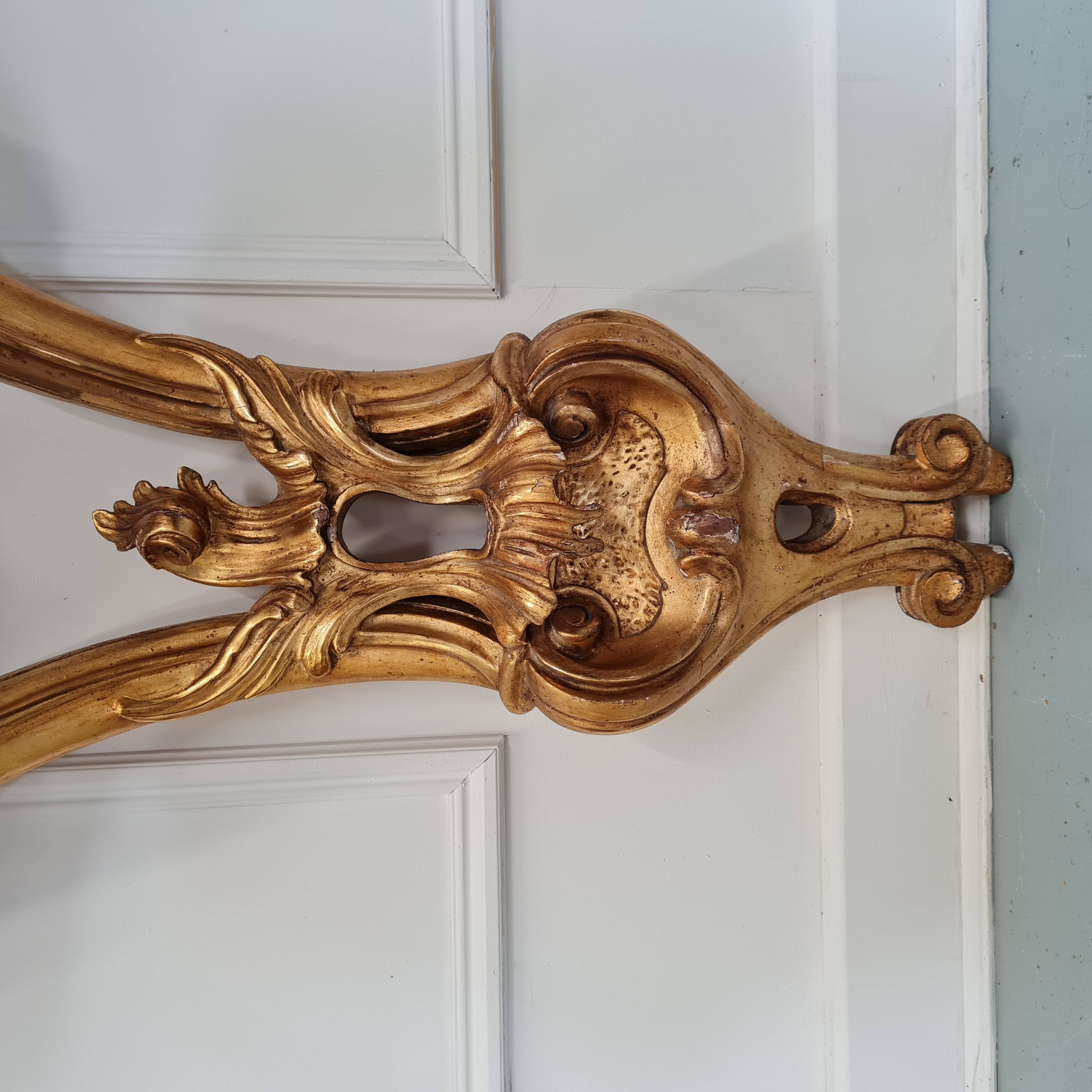 French gilded console c1870