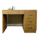 Bureau art déco 1930 placage de loupe