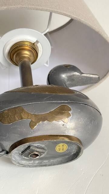 Vintage duck lamp