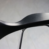 Black model 4455 dining armchairs by Niko Kralj