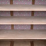 Parisian glazed wardrobe 1930 raw wood