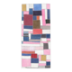 2x5 Pink & Blue Contemporary Kilim Runner Rug, 68x155Cm