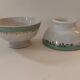 Six fenal badonviller bowls